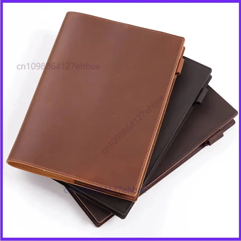 Leather Work Diary Covers - Vintage Deri B5 Defter Kapağı, Büyük