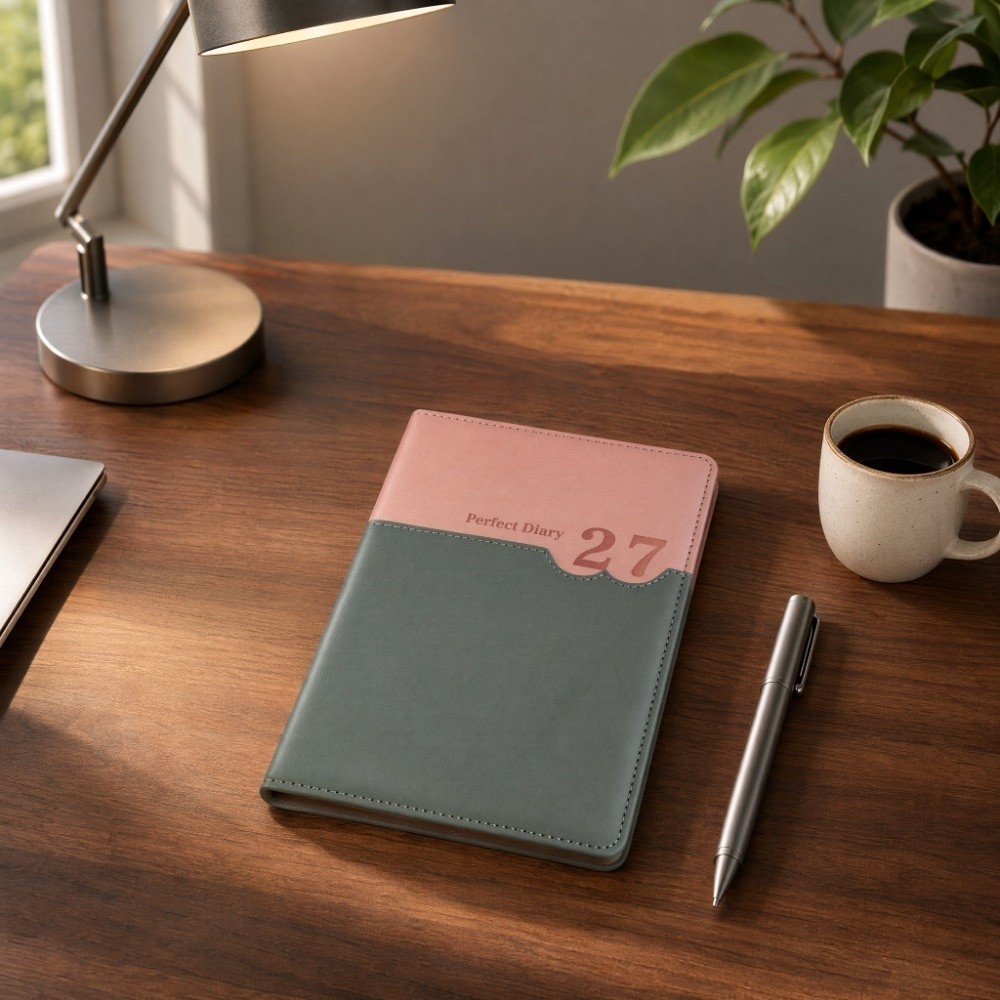 Leather Work Diary Covers - 2027 Ofis İş Planlayıcısı, Program Planlayıcı