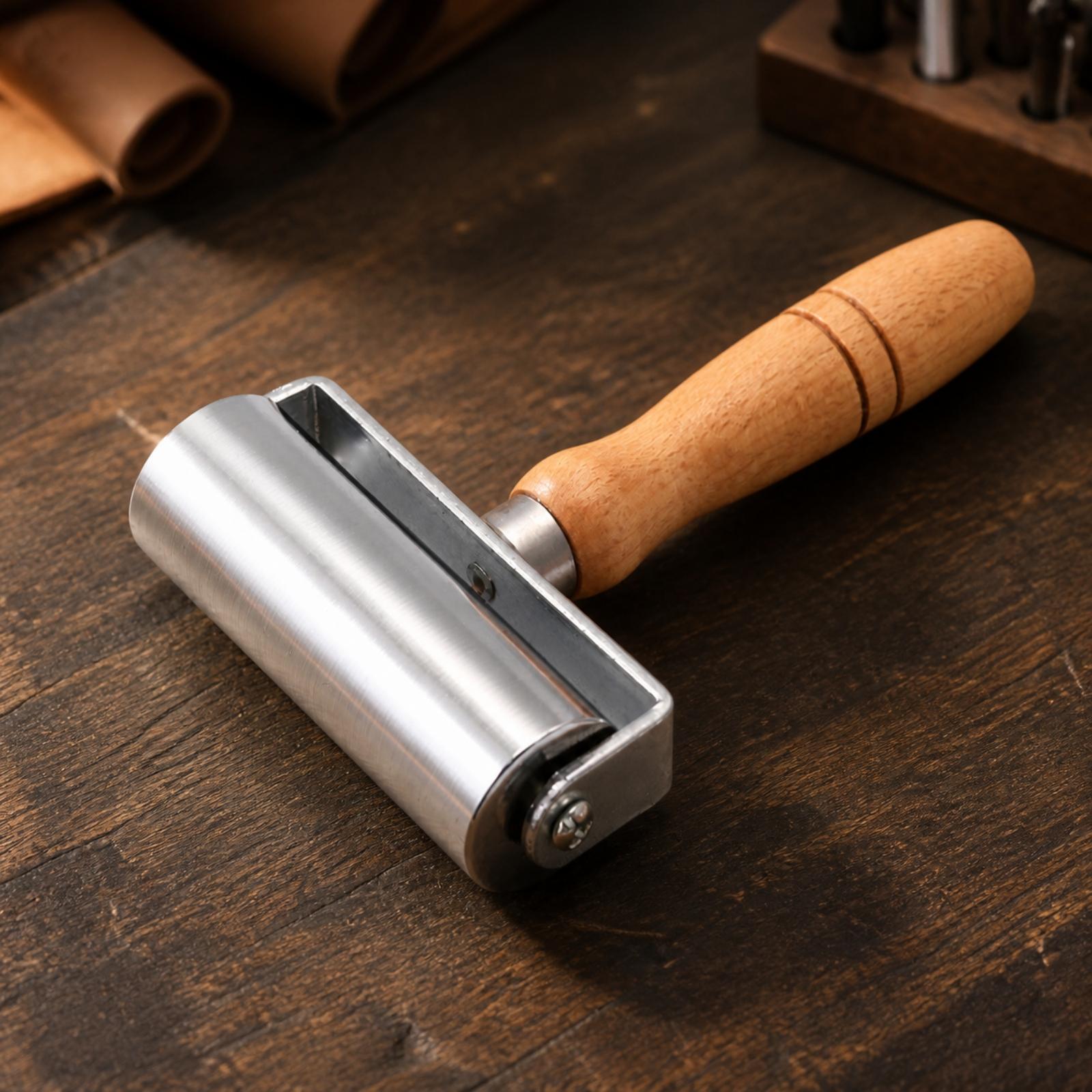 Deri İşleme Rulo Presi, Ahşap  - Leatherwork Hand Press incelemesi ve fiyatı